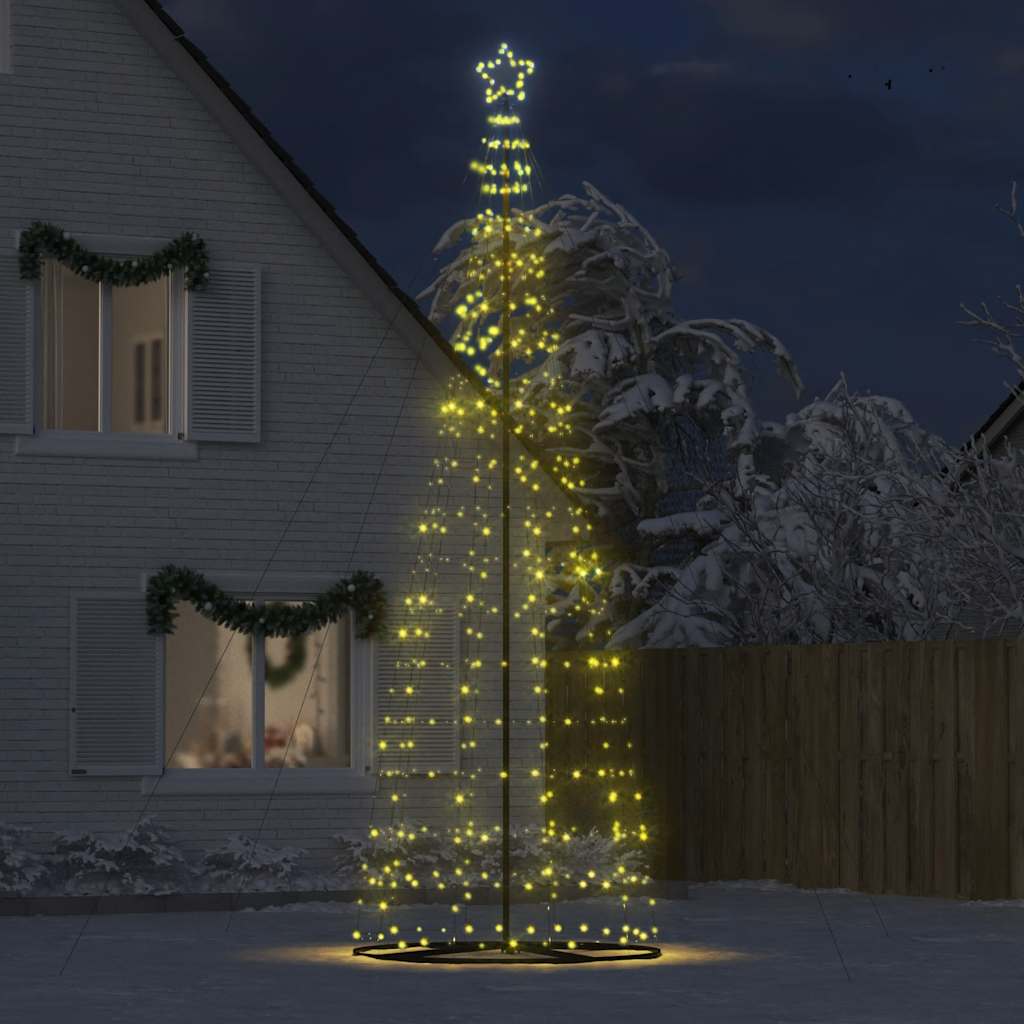VIDAXL LED Weihnachtsbaum 1534 LEDs warmes Weiß 503 cm