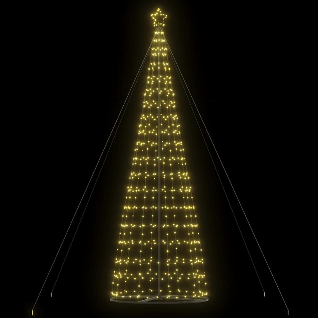 VIDAXL LED Weihnachtsbaum 1534 LEDs warmes Weiß 503 cm