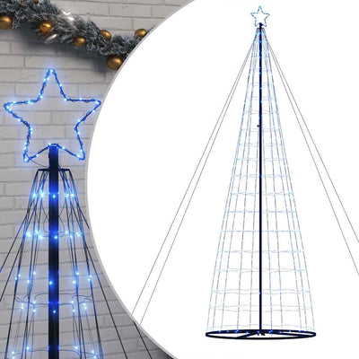 Vidaxl LED Weihnachtsbaum 1534 LEDs 503 cm Blau