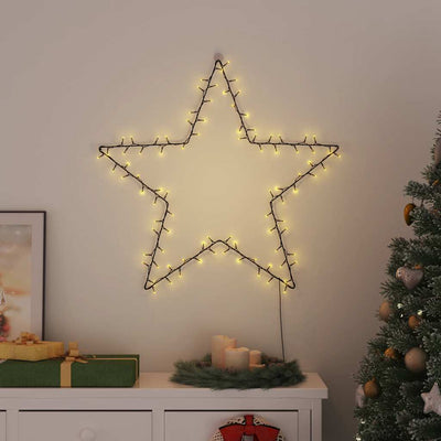 Vidaxl Weihnachtsbeleuchtung Star Silhouette 115 LEDs warm Weiß