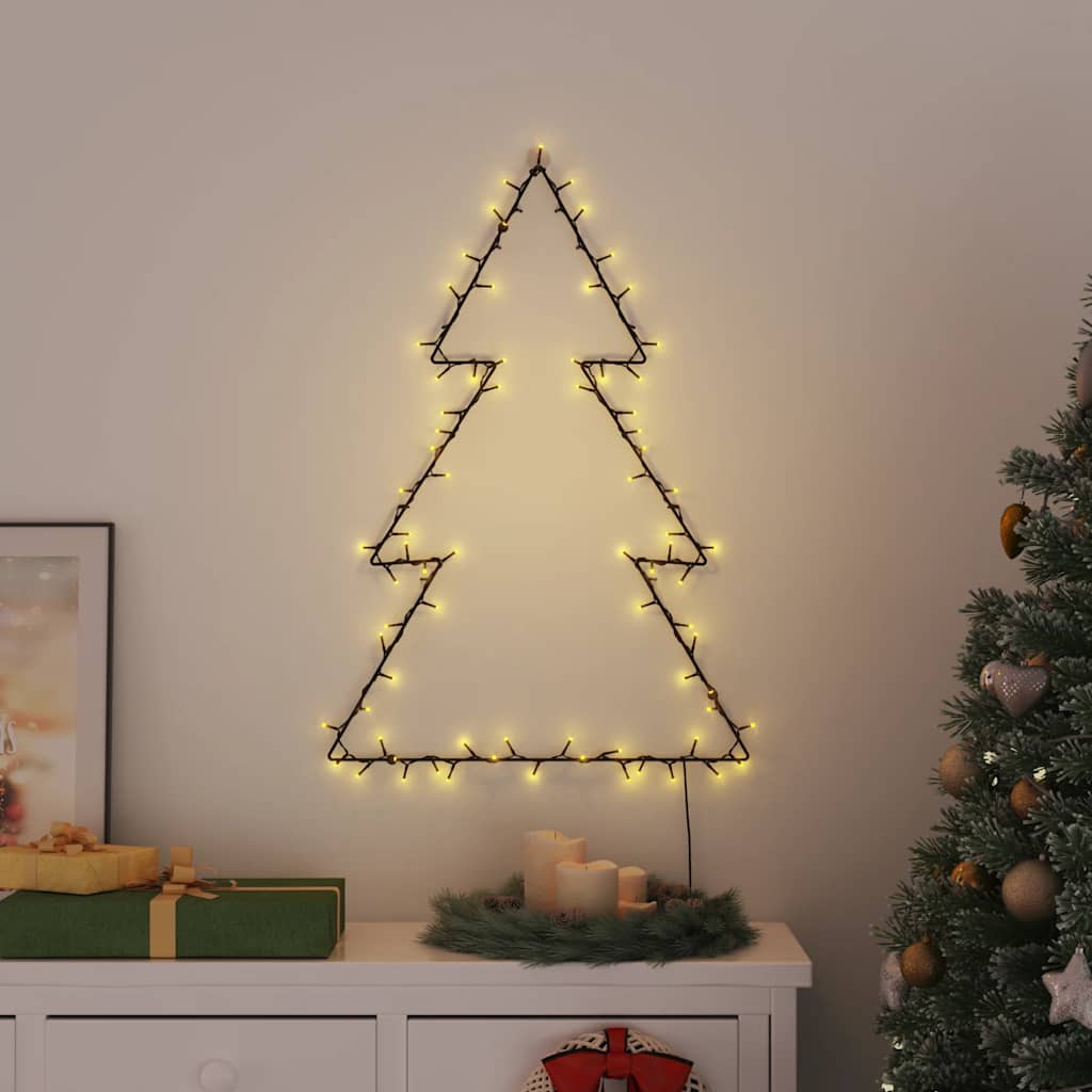 Vidaxl Weihnachtsbeleuchtung Weihnachtsbaum Silhouette 115 LEDs warm Weiß