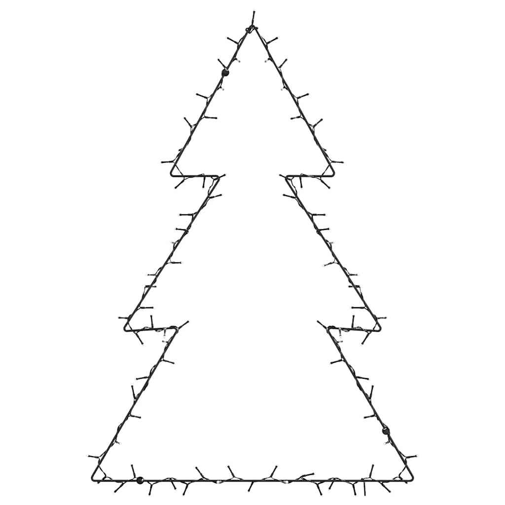 Vidaxl Weihnachtsbeleuchtung Weihnachtsbaum Silhouette 115 LEDs warm Weiß
