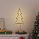 Vidaxl Weihnachtsbeleuchtung Weihnachtsbaum Silhouette 80 LEDs warm Weiß