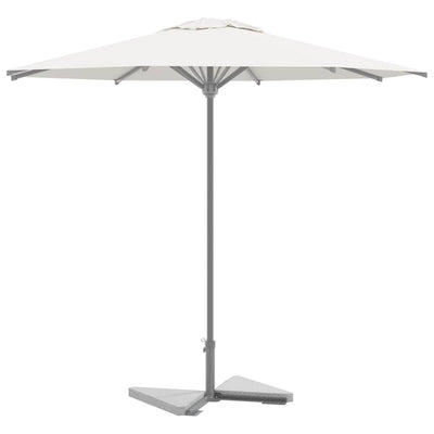 Vidaxl Parasol -Fußballplatten 2 St. dreieckig 14 kg Granitgrau
