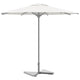 Vidaxl Parasol -Fußballplatten 2 St. dreieckig 14 kg Granitgrau
