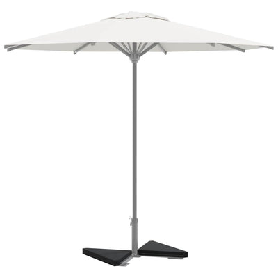 Vidaxl Parasol -Fußballplatten 2 St. dreieckig 14 kg Granit schwarz