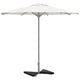 Vidaxl Parasol -Fußballplatten 2 St. dreieckig 14 kg Granit schwarz
