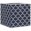 VIDAXL -Speicherboxen 4 PCs falten 32x32x32 cm UNTENT FOLFEL Blau