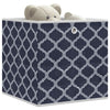 VIDAXL -Speicherboxen 4 PCs falten 32x32x32 cm UNTENT FOLFEL Blau