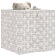 VIDAXL -Speicherboxen 4 PCs faltbar 32x32x32 cm ungeerierungste Staubcreme