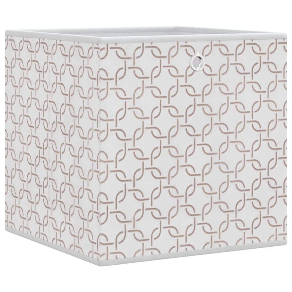 VIDAXL -Speicherboxen 10 PCs faltbar 32x32x32 cm Ekelte Staubcreme