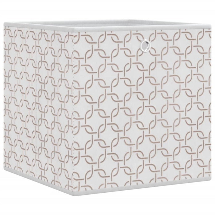 VIDAXL -Speicherboxen 10 PCs faltbar 32x32x32 cm Ekelte Staubcreme