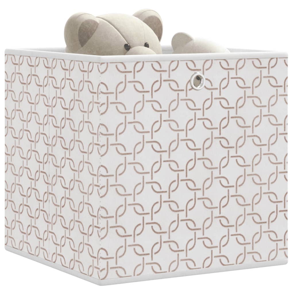 VIDAXL -Speicherboxen 10 PCs faltbar 32x32x32 cm Ekelte Staubcreme