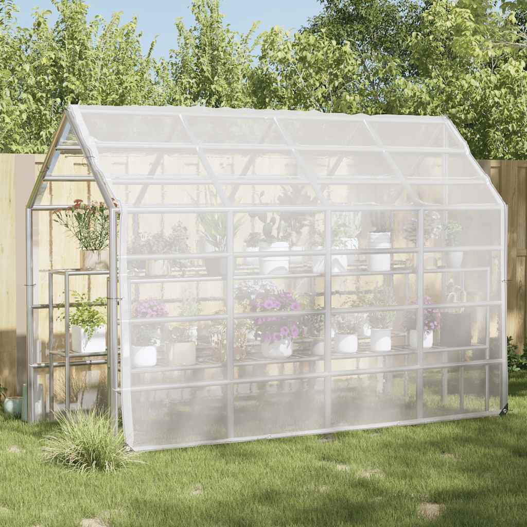 Vidaxxl Pflanzenabdeckung mit Ösen 3x5 m Polyethylen
