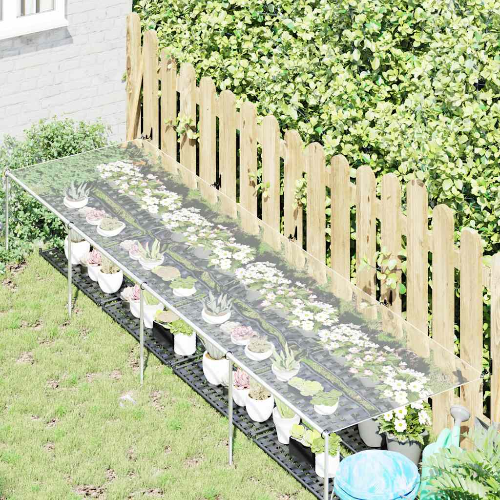 Vidaxxl Pflanzenabdeckung mit Ösen 1x4 m PVC