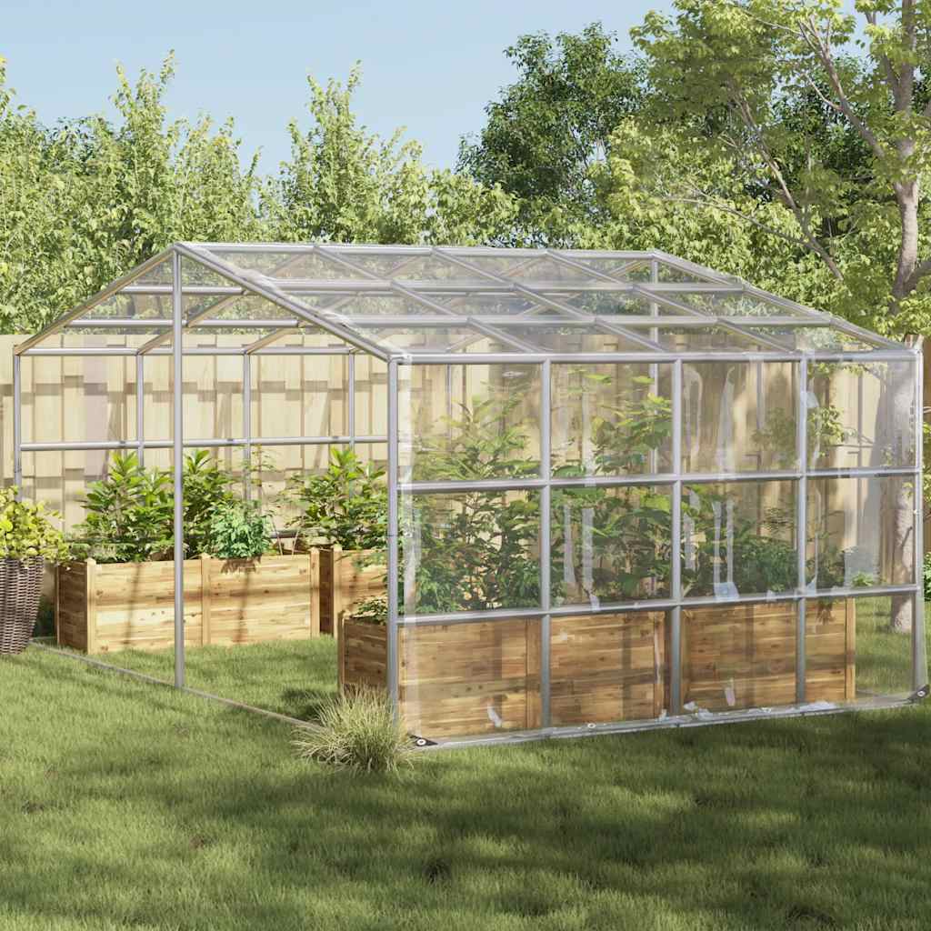 Vidaxxl Pflanzenabdeckung mit Ösen 3x8 m PVC