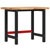 Vidaxx rechteckige Werkbank 100x60x83 cm massives Akazienholz