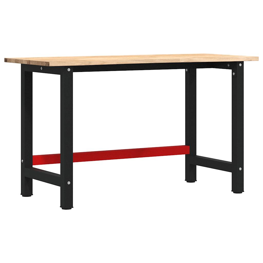 Vidaxx Werkbank 140x60x81,5 cm massive Eiche