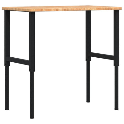 Vidaxx Werkbank Rechteck 100x60x (71,5-98) cm Eiche hellbraun