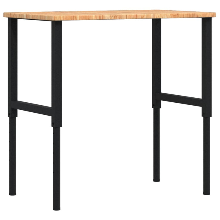 Vidaxx Werkbank Rechteck 100x60x (71,5-98) cm Eiche hellbraun