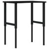 Vidaxx Werkbank 80x60x (71,5-98) cm Eiche dunkelbraun