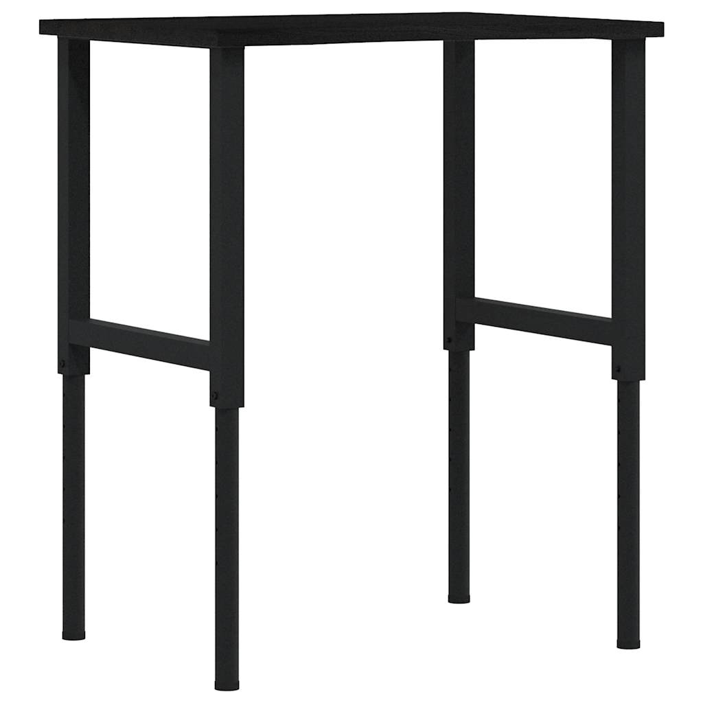 Vidaxx Werkbank 80x60x (71,5-98) cm Eiche dunkelbraun