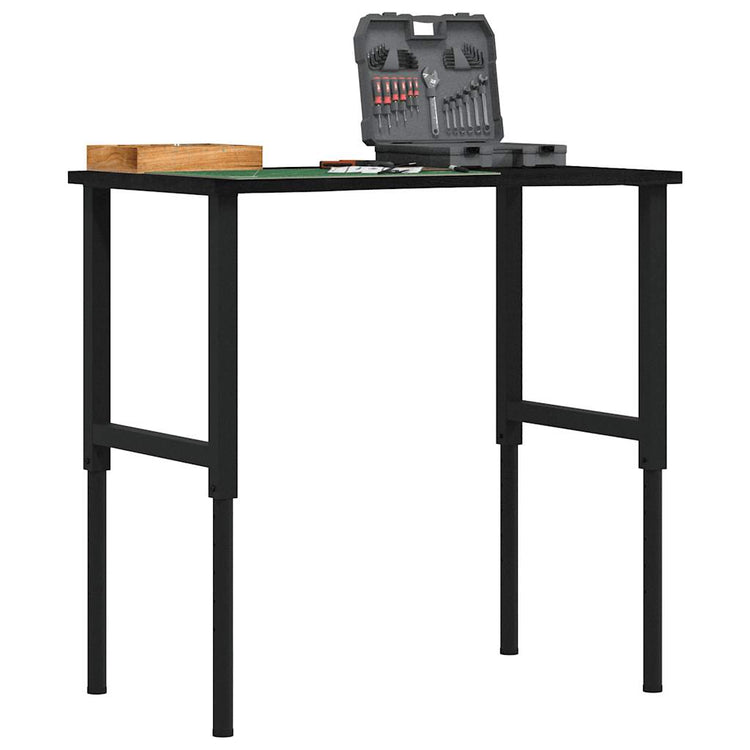 Vidaxx Werkbank 100x60x (71,5-98) cm Eiche dunkelbraun