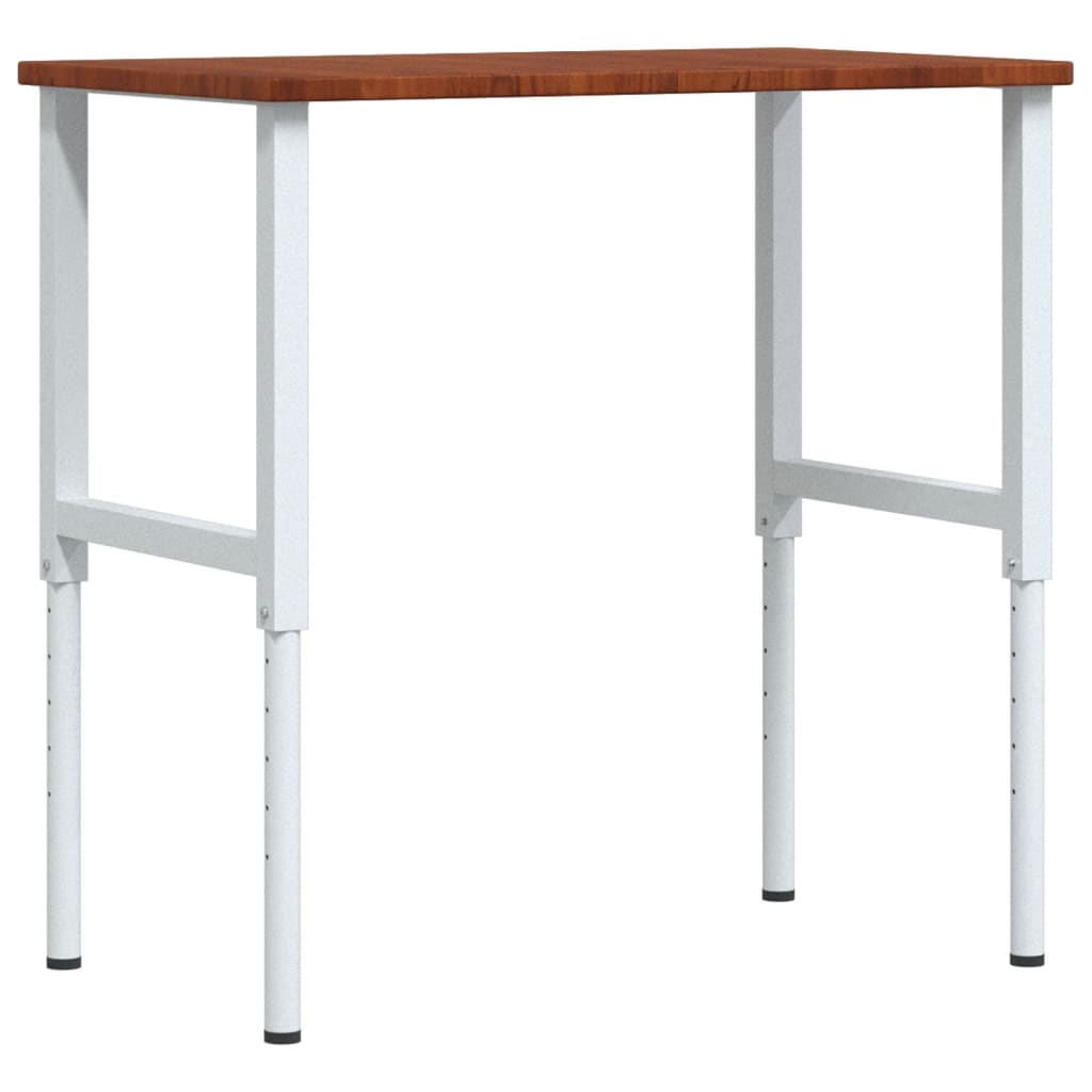 Vidaxx Werkbank Rechteck 100x60x (71,5-98) cm Eiche dunkelbraun