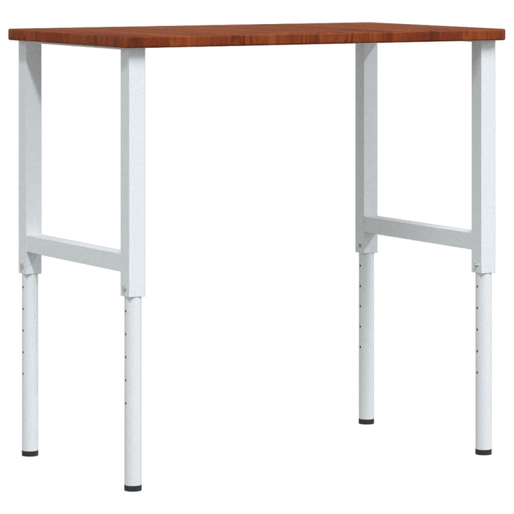 Vidaxx Werkbank Rechteck 100x60x (71,5-98) cm Eiche dunkelbraun