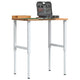 Vidaxx Werkbank 80x60x (71,5-98) cm Eiche hellbraun