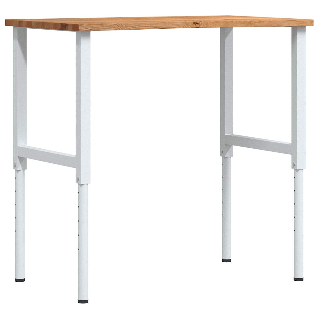 Vidaxx Werkbank 100x60x (71,5-98) cm Eiche hellbraun