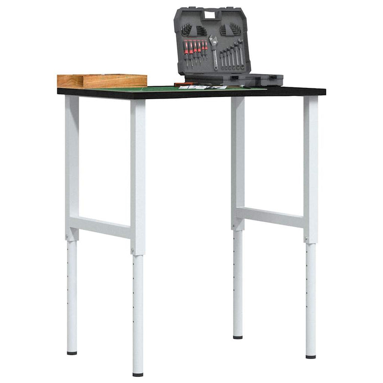 Vidaxx Werkbank 80x60x (71,5-98) cm Eiche dunkelbraun