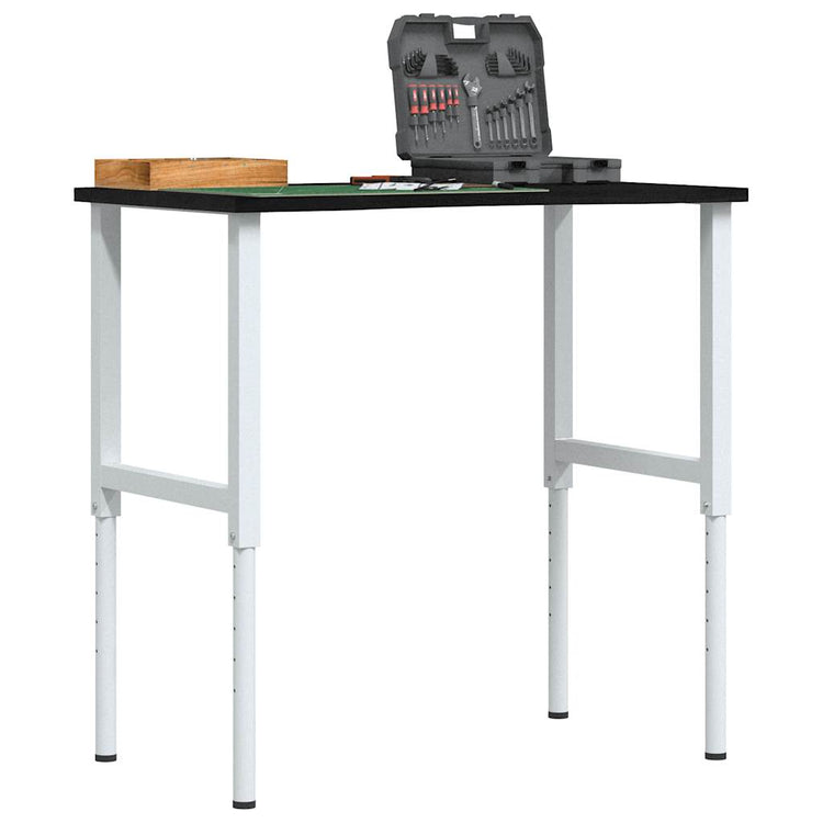 Vidaxx Werkbank 100x60x (71,5-98) cm Eiche dunkelbraun