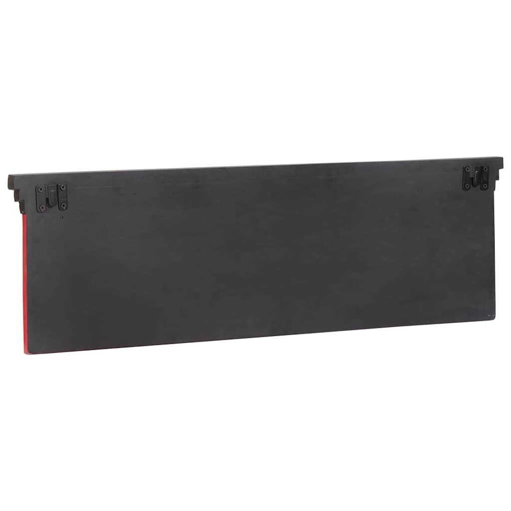 Vidaxx Garderobenständer schwarz 80 x 25 x 2 cm massives Mangoholz