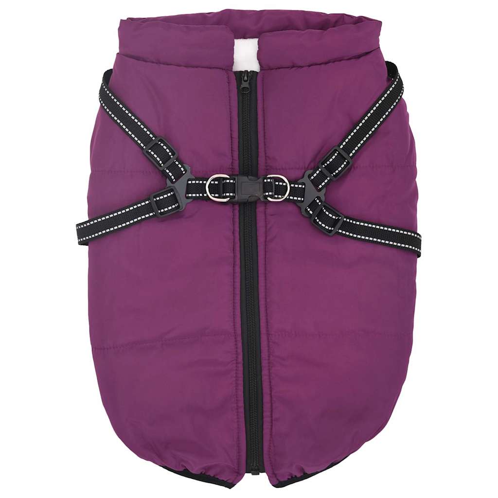 Vidaxl Hundebel mit Rüstung wasserdichte reflektierende lila 5xl