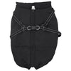 Vidaxl Hundemantel mit Rüstung wasserdichte reflektierende schwarze 5xl