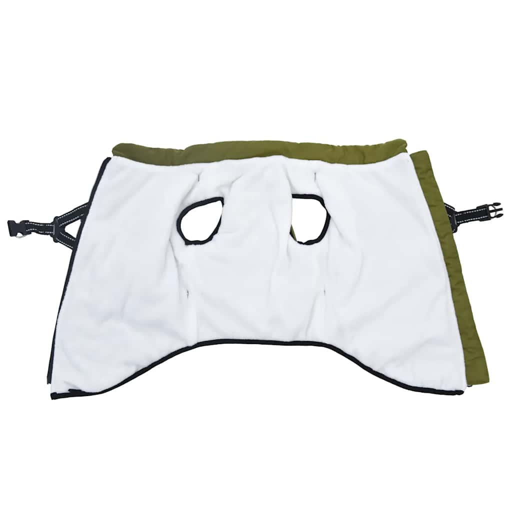 Vidaxl Hundemantel mit Rüstung wasserdichtem reflektierender Armee Grün 3xl