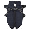 Vidaxl Hundebel mit Rüstung wasserdichte reflektierende Marineblau 2xl