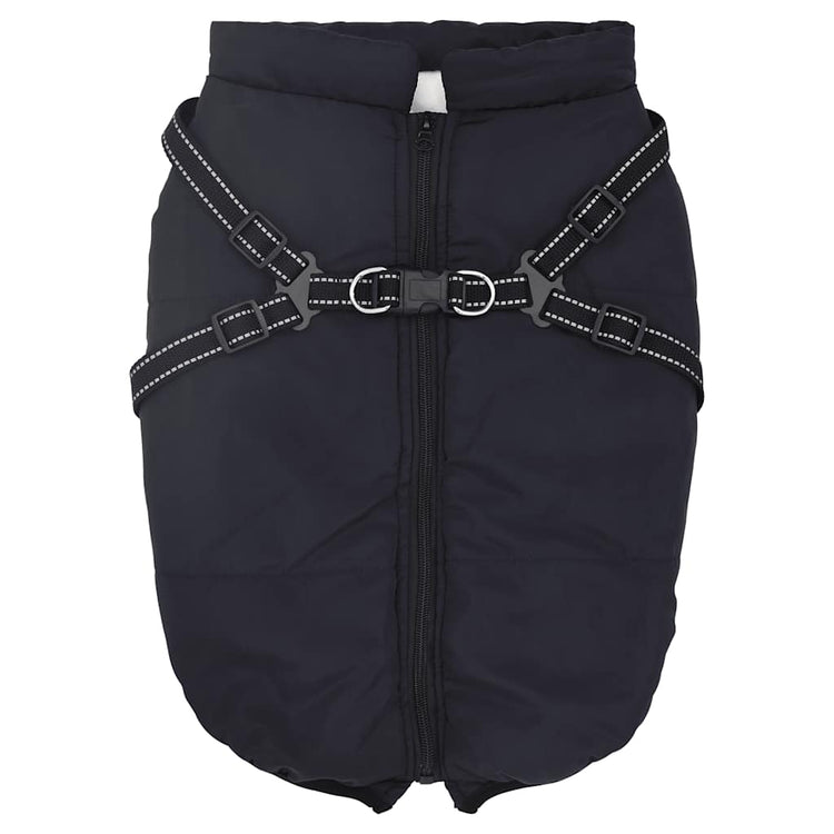 Vidaxl Hundemantel mit Rüstung wasserdichte reflektierende Marineblau 4xl