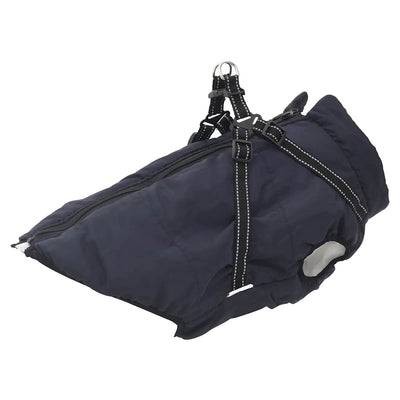 Vidaxl Hundemantel mit Rüstungen wasserdichtem Reflexion dunkelblau 5xl