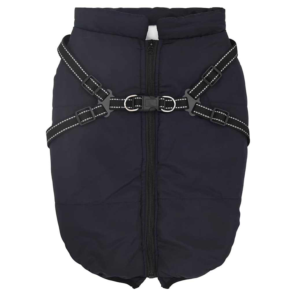 Vidaxl Hundemantel mit Rüstung wasserdichte reflektierende Marineblau 6xl