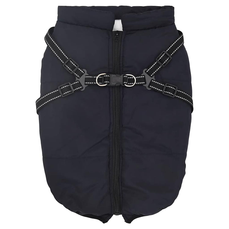 Vidaxl Hundemantel mit Rüstung wasserdichte reflektierende Marineblau 6xl