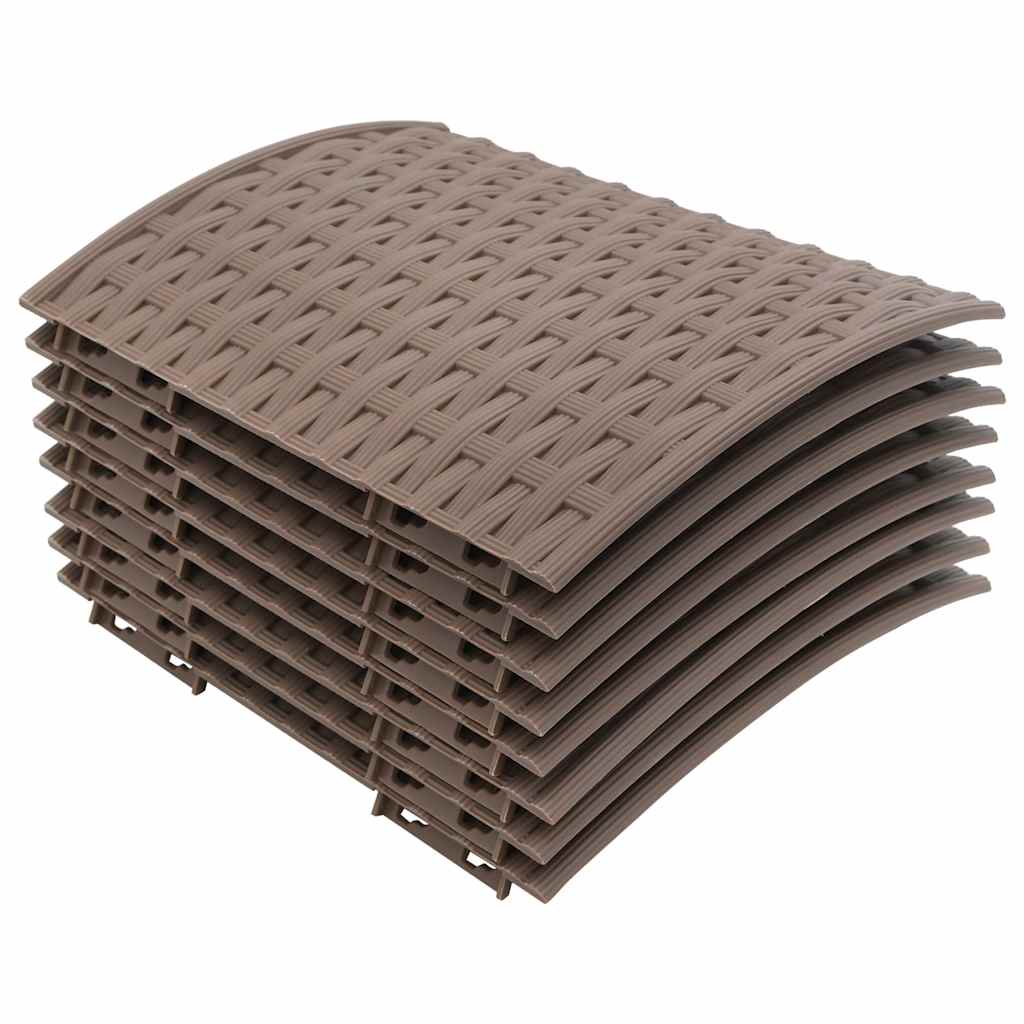 Vidaxl Weihnachtsbaumrock Ø65x23 cm Plastikbraun
