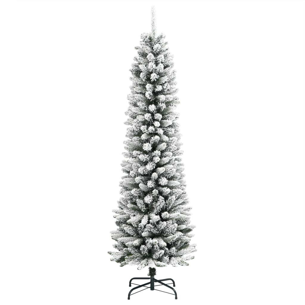 Vidaxl Kunstkerstboom mit Schneeschmale 120 cm PVC und PE