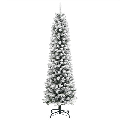 Vidaxl Kunstkerstboom mit Schneeschmale 120 cm PVC und PE