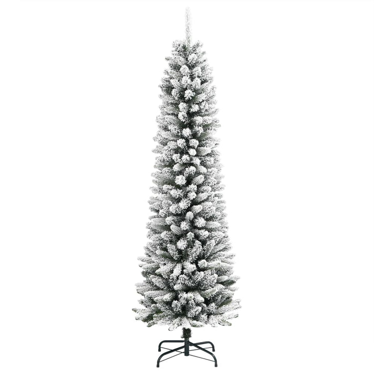 Vidaxl Kunstkerstboom mit Schneeschmale 150 cm PVC und PE