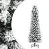 Vidaxl Kunstkerstboom mit schneebeschmaler 180 cm PVC und PE