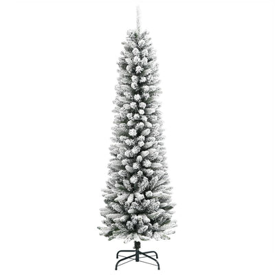 Vidaxl Kunstkerstboom mit schneebeschmaler 180 cm PVC und PE