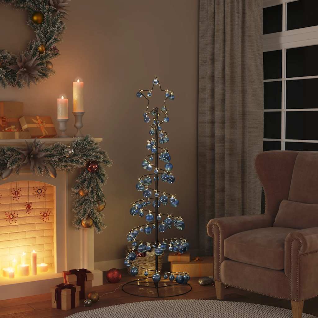 Vidaxl Weihnachtsbällchen 100 St Ø3 4 6 cm Blau