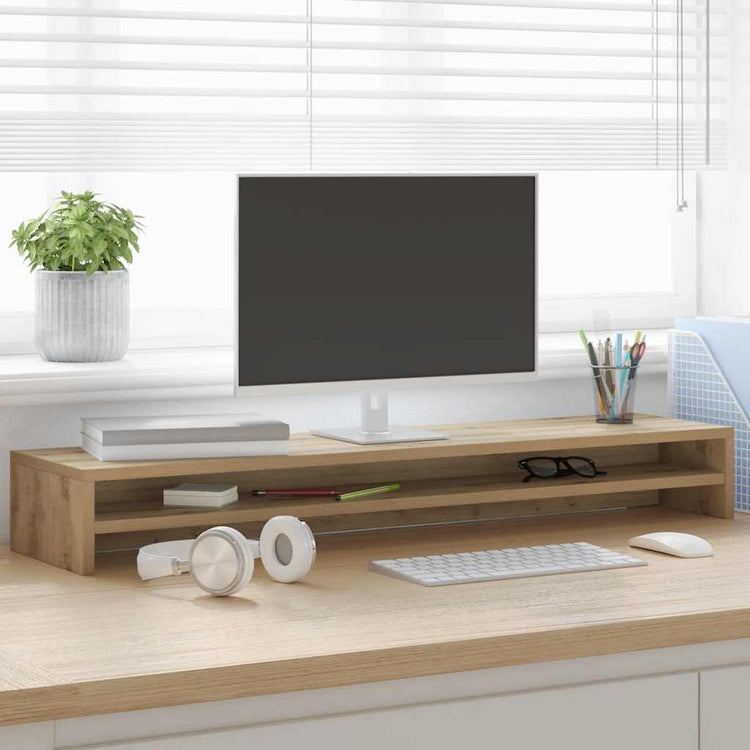 Vidaxx Monitorständer Artisan Eiche 100x24x13 cm
